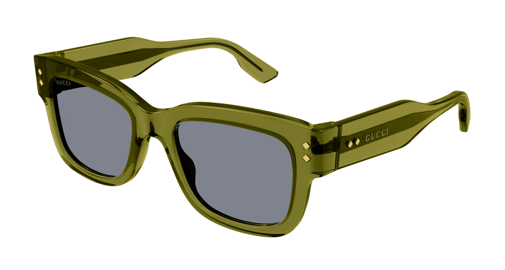 GUCCI Mens Sunglasses - Green Grey