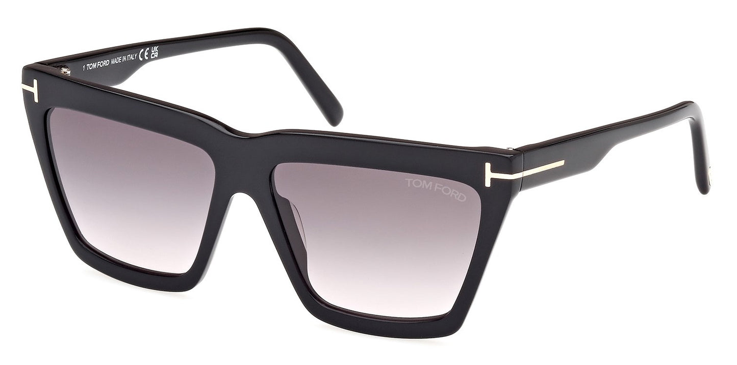 Tom Ford - Womans Black Sunglasses