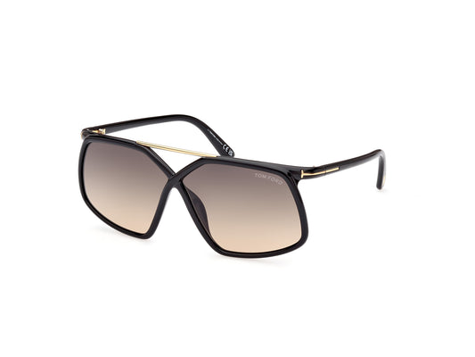 Tom Ford - Brown & Gold detail Sunglasses