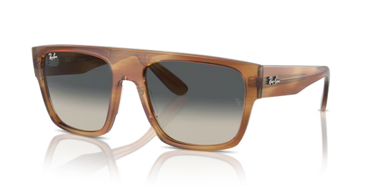 Ray Ban - Striped Brown Sunglasses