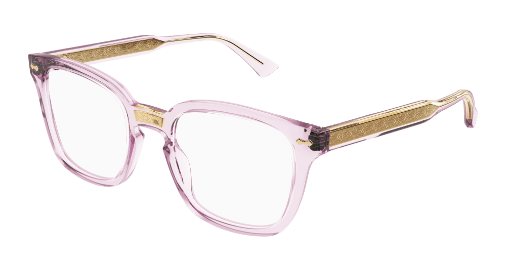GUCCI Unisex Optical Frame - Pink Transparent