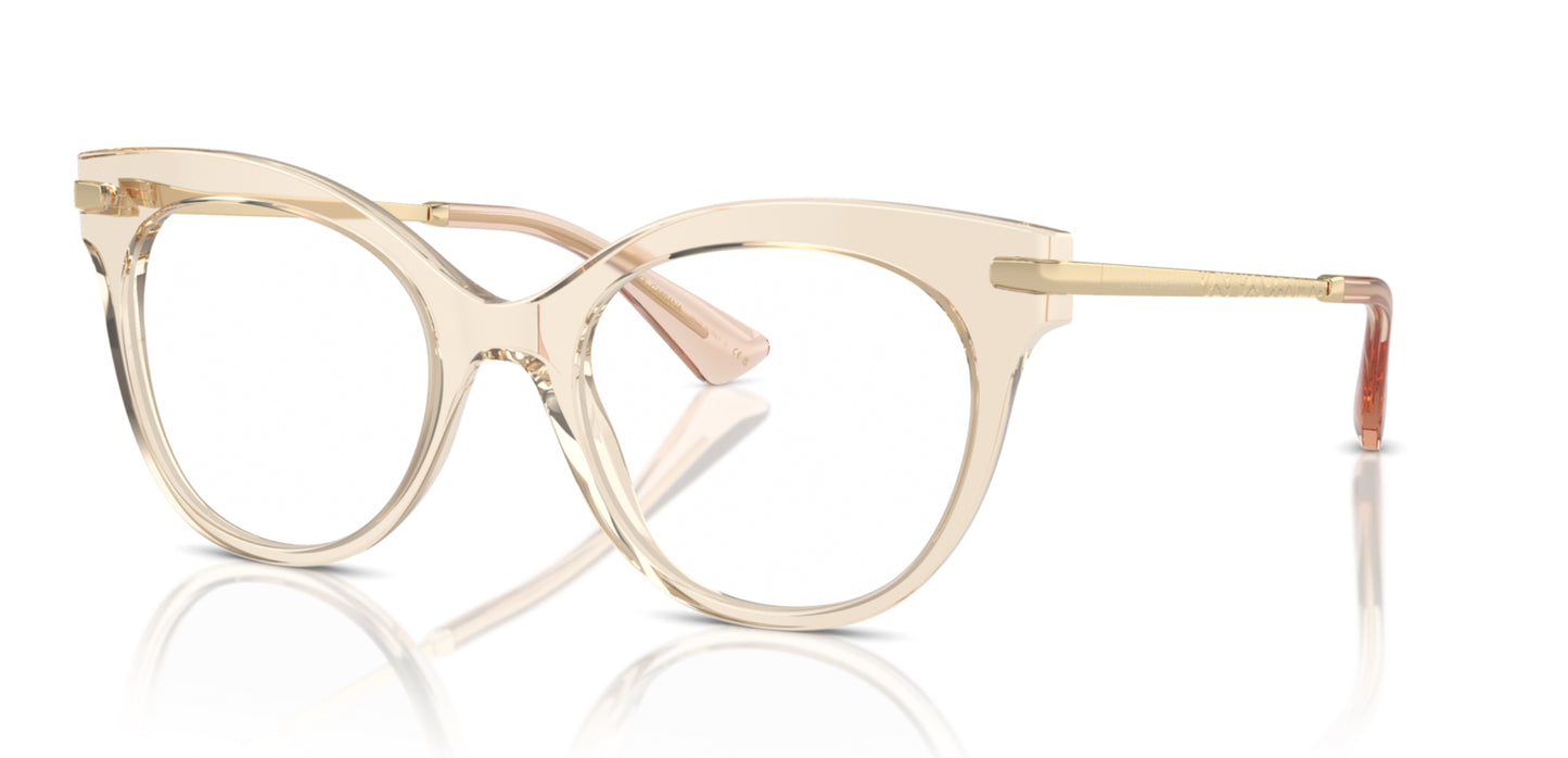 Dolce & Gabbana - Camel and gold womans Optical